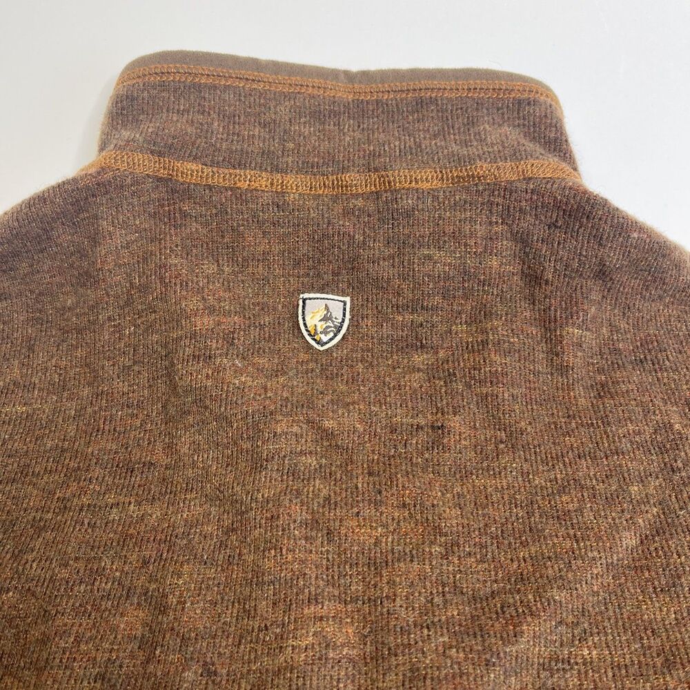 Kuhl Chianti Fleece 1/4 Zip Sweater Men’s M Wool Blend Hiking Outdoor - Picture 9 of 12